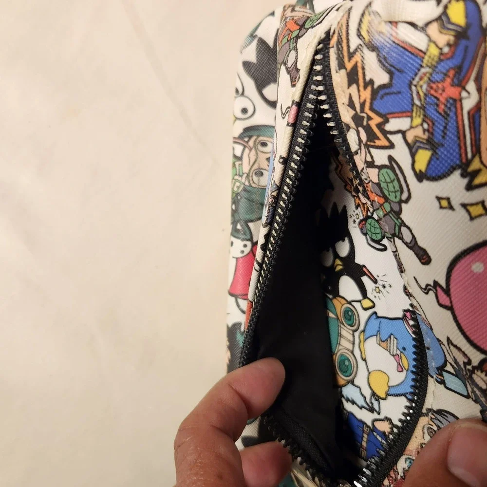My Hero Academia x Hello Kitty Sanrio Bioworld Allover Print Backpack GUC